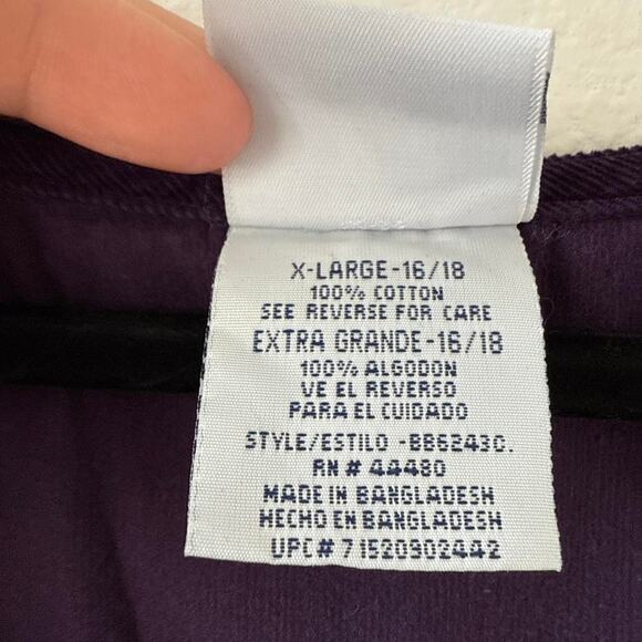 Vintage purple corduroy dress midi - Picture 7 of 7